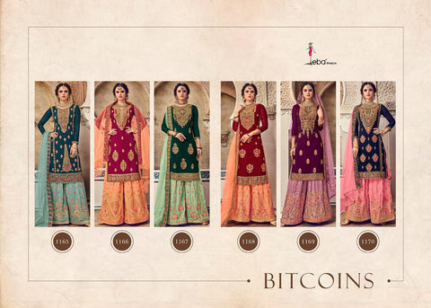 EBA LIFESTYLE BITCOINS BLOOMING GEORGETTE EMBROIDERED DRESS MATERIAL