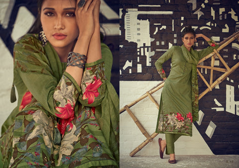 VARSHA INTRODUCES BLOOM PRINTED CASUALWEAR COTTON DRESS MATERIAL