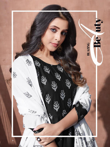 Blue Hills Presents Capture Vol 1 Heavy Rayon Stylish Designer Kurtis Collection