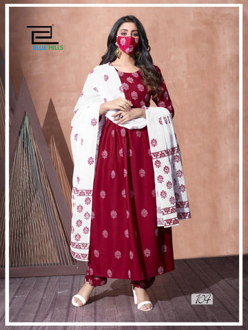 Blue Hills Presents Capture Vol 1 Heavy Rayon Stylish Designer Kurtis Collection