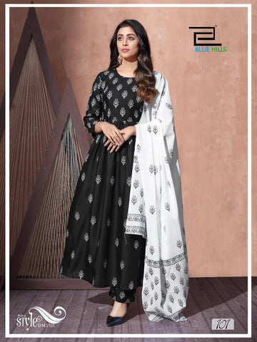 Blue Hills Presents Capture Vol 1 Heavy Rayon Stylish Designer Kurtis Collection