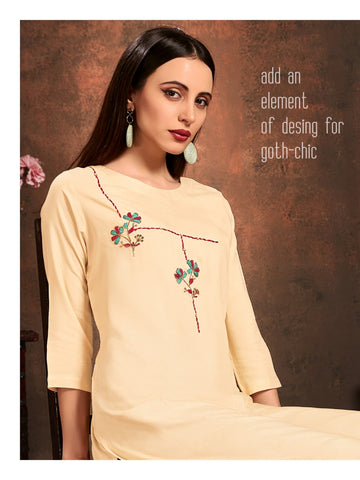 Banwery Fashion Launched Handwork Rayon Fancy Designer Kurtis Collection