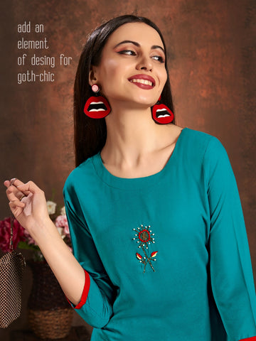 Banwery Fashion Launched Handwork Rayon Fancy Designer Kurtis Collection