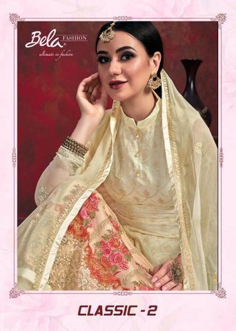 Bela Classic Vol 2 Chiffon Designer Party Wear Salwar Kameez