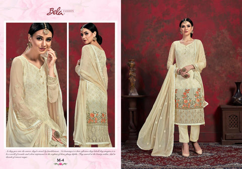 Bela Classic Vol 2 Chiffon Designer Party Wear Salwar Kameez