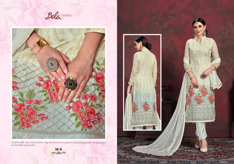 Bela Classic Vol 2 Chiffon Designer Party Wear Salwar Kameez