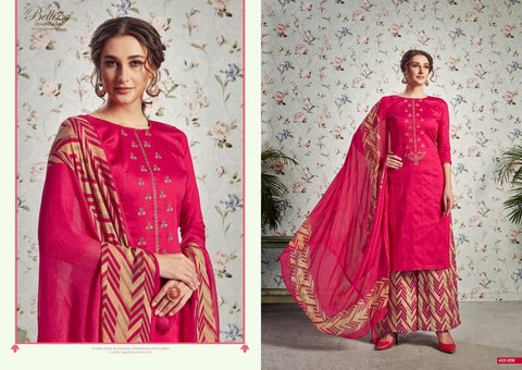Belliza Designer Studio Nazar E Patiyala Jam Cotton Kashmiri Work Salwar Kameez