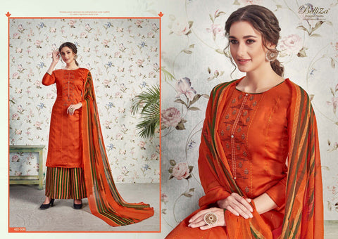 Belliza Designer Studio Nazar E Patiyala Jam Cotton Kashmiri Work Salwar Kameez