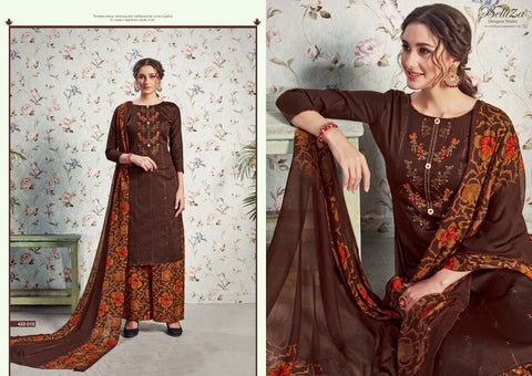 Belliza Designer Studio Nazar E Patiyala Jam Cotton Kashmiri Work Salwar Kameez