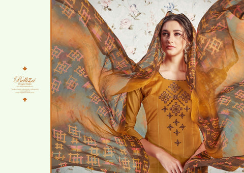 Belliza Designer Studio Nazar E Patiyala Jam Cotton Kashmiri Work Salwar Kameez
