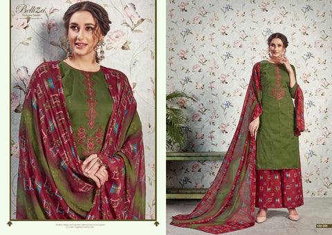 Belliza Designer Studio Nazar E Patiyala Jam Cotton Kashmiri Work Salwar Kameez