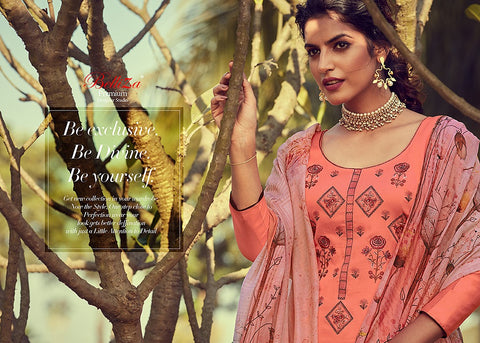 Belliza Designer Studio Ripple Jam Cotton Attractive Stylish Suits Collection