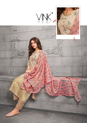 Vink Presents Bloom Pure Viscose Fancy Designer Salwar Kameez