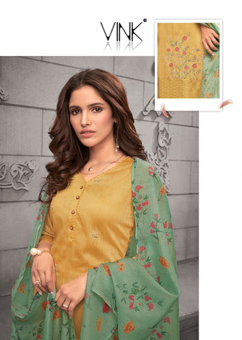 Vink Presents Bloom Pure Viscose Fancy Designer Salwar Kameez