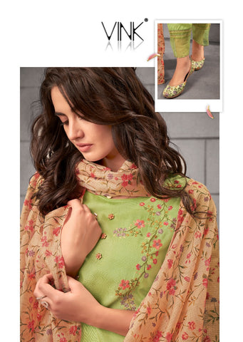 Vink Presents Bloom Pure Viscose Fancy Designer Salwar Kameez
