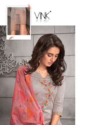 Vink Presents Bloom Pure Viscose Fancy Designer Salwar Kameez
