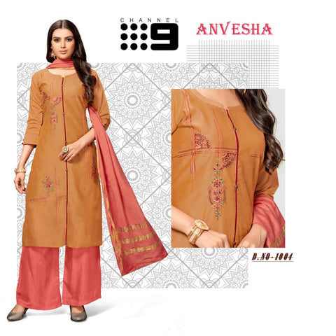 Channel 9 Presents Anvesha Silk Model Fancy Designer Kurtis Collection