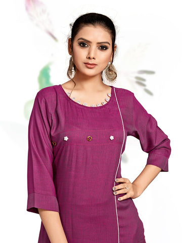 Channel 9 Presents Vivana Rayon Fancy Designer Kurtis Collection And Pants