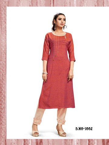 Channel 9 Presents Vivana Rayon Fancy Designer Kurtis Collection And Pants