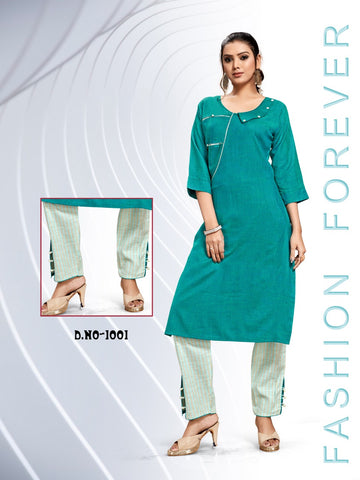 Channel 9 Launched Vivana Rayon Fancy Designer Kurtis With Pants