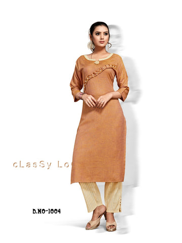 Channel 9 Launched Vivana Rayon Fancy Designer Kurtis With Pants