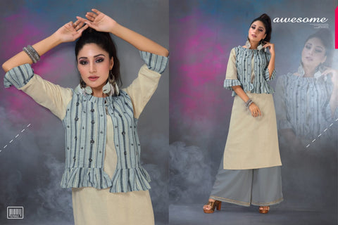 Channel 9 Launched Zion Fancy Stylish Designer Kurtis With Plazzo