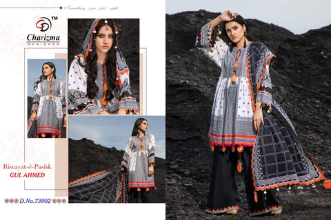 Charizma Riwayat E Pashk Jam Cotton Fancy Designer Salwar Kameez