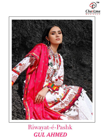 Charizma Riwayat E Pashk Jam Cotton Fancy Designer Salwar Kameez