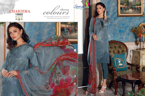 Saniya Trendz Charizma Vol 3 Jam Satin Embroidered Pakistani Collection