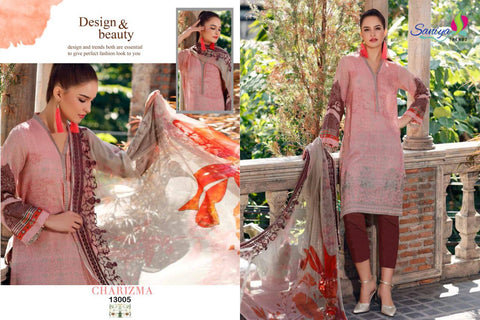 Saniya Trendz Charizma Vol 3 Jam Satin Embroidered Pakistani Collection