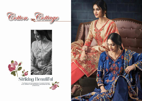 Cotton Cottege Vol 6 Designer Printed Cotton Suit Collection