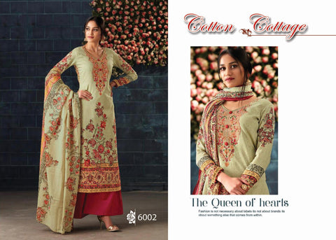 Cotton Cottege Vol 6 Designer Printed Cotton Suit Collection