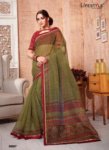 Lifestyle Presents Charumitra Vol 34 Fancy Cotton Casual Wear Sarees