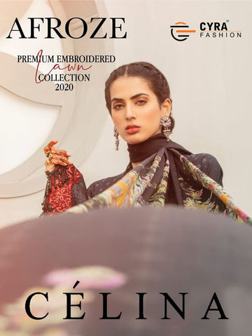 Afroze Jam Cotton Fabric Pakistani Designer Salwar Kameez