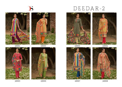 Deedar Presents Deepsy Suit Vol 2 Cotton Embroidery Work Fancy Designer Salwar Suits