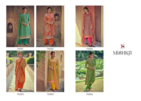 Deepsy Suit Launched Mishka Pashmina Printed Embroidery Work Fancy Designer Salwar Suits