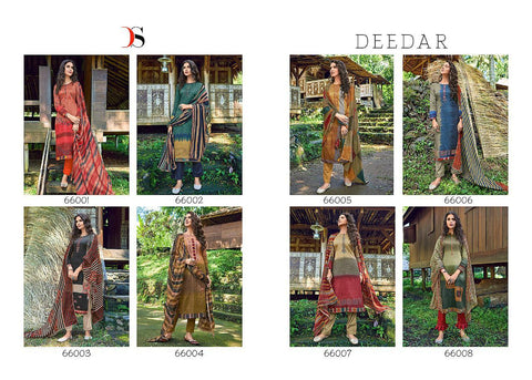DEEPSY SUIT DEEDAR JAM COTTON SUIT WITH EMBROIDERY & MAL MAL DUPATTA