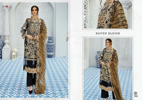 Deepsy Suit Gulbano Vol 18 Net Fabric With Embroidery Work Salwar Suit