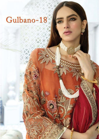 Deepsy Suit Gulbano Vol 18 Net Fabric With Embroidery Work Salwar Suit