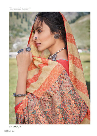 Deepsy Suit Presents Queeni Pashmina Printed Embroidery Work Fancy Designer Salwar Kameez