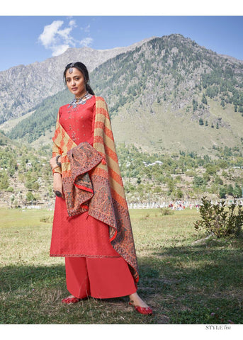 Deepsy Suit Presents Queeni Pashmina Printed Embroidery Work Fancy Designer Salwar Kameez