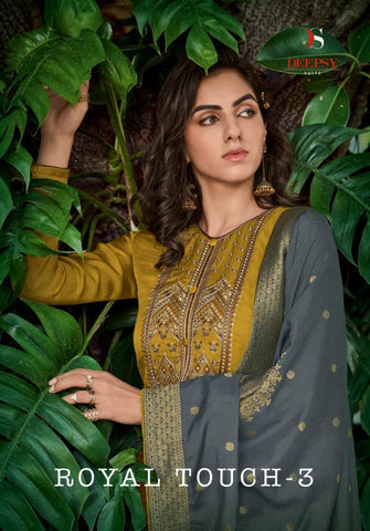 Deepsy Suit Presents Royal Touch Vol 3 Mini Silk Embroidery Work Salwar Suits