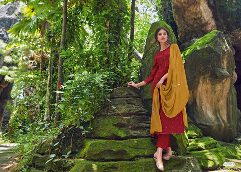 Deepsy Suits Evergreen Jam Cotton Casual Wear Salwar Suit