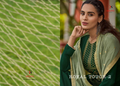 Deepsy Suits Launched Royal Touch 2 Mini Silk & Self Embroidery Fancy Designer Salwar Suits