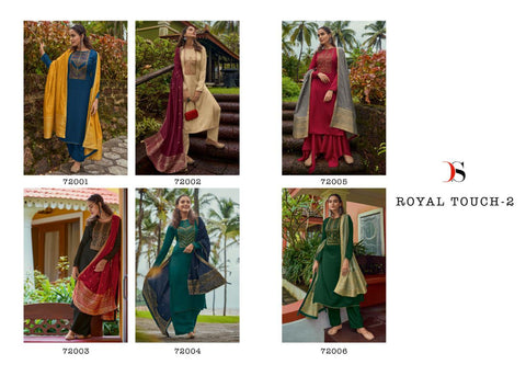 Deepsy Suits Launched Royal Touch 2 Mini Silk & Self Embroidery Fancy Designer Salwar Suits