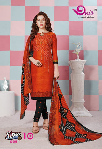 DEVI FASHION SIXER VOL 10 COTTON DRESS MATERIAL COLLECTION