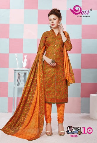DEVI FASHION SIXER VOL 10 COTTON DRESS MATERIAL COLLECTION