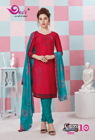 DEVI FASHION SIXER VOL 10 COTTON DRESS MATERIAL COLLECTION