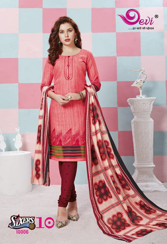 DEVI FASHION SIXER VOL 10 COTTON DRESS MATERIAL COLLECTION