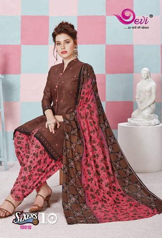 DEVI FASHION SIXER VOL 10 COTTON DRESS MATERIAL COLLECTION